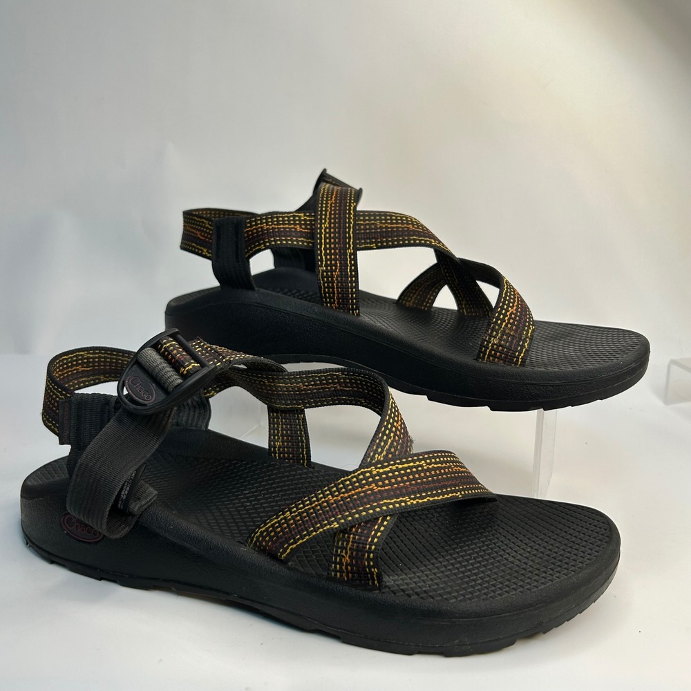 Chaco Z/Cloud Men's 12 Sandals Nik Port Classic Sport Black Multi Straps J105375